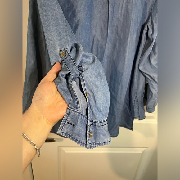 Velvet Heart Women’s Clothing Jean Jacket Button Up Embroidered Size Medium - Picture 10 of 16